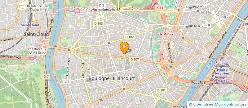 localisation de l'entreprise SNC BBKAT à BOULOGNE-BILLANCOURT