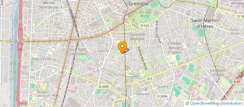localisation de l'entreprise SNC BBX à GRENOBLE