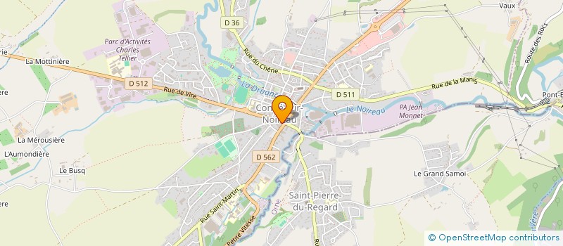 localisation de l'entreprise SNC BDP  CONDE-EN-NORMANDIE