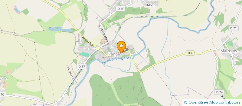 localisation de l'entreprise SNC BECHER TAUTAIN  PANGE