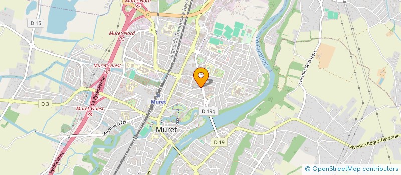 localisation de l'entreprise SNC BELI  MURET