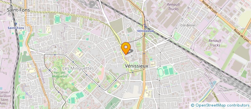 localisation de l'entreprise SNC BEN MABROUK ET CIE à VENISSIEUX