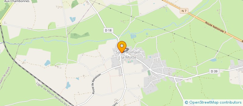 localisation de l'entreprise SNC BENIGAUD  SAINT-ROMAIN-LA-MOTTE