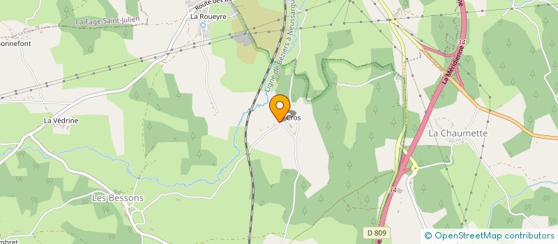 localisation de l'entreprise SNC BENTIVENGA RIGAL  LES BESSONS