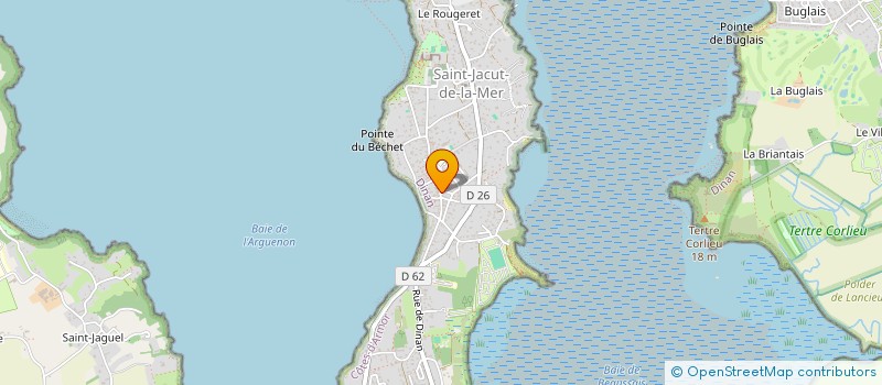 localisation de l'entreprise SNC BERTHELOT-ROBERT  SAINT-JACUT-DE-LA-MER