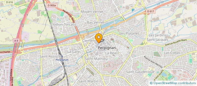 localisation de l'entreprise SNC BEUVELET BOUVIER à PERPIGNAN