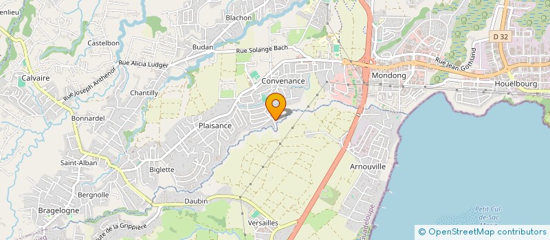 localisation de l'entreprise SNC BEYNAC  BAIE MAHAULT