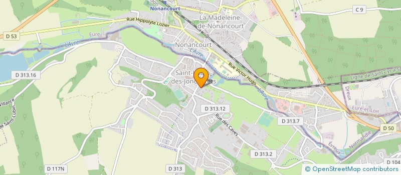 localisation de l'entreprise SNC BFK à SAINT-LUBIN-DES-JONCHERETS