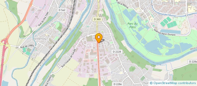 localisation de l'entreprise SNC BHT à NANTEUIL-LES-MEAUX