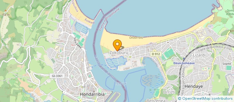 localisation de l'entreprise SNC BI-LAGUNAK à HENDAYE