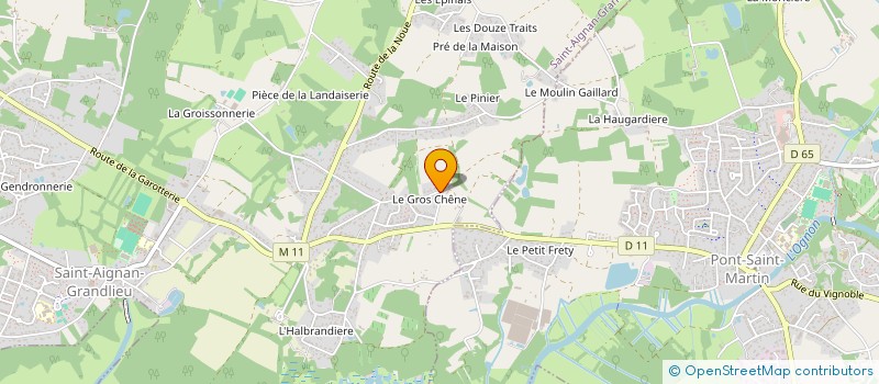 localisation de l'entreprise SNC BLANCHARD à SAINT-AIGNAN-GRANDLIEU