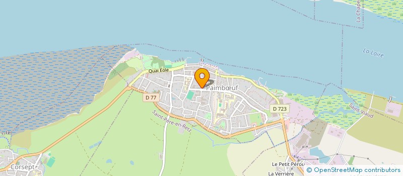 localisation de l'entreprise SNC BLANCHARD-FREDET à PAIMBŒUF