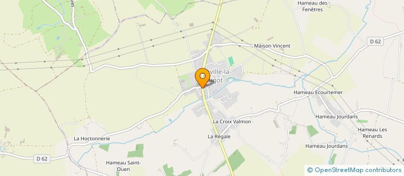 localisation de l'entreprise SNC BLANCHE  RAUVILLE-LA-BIGOT