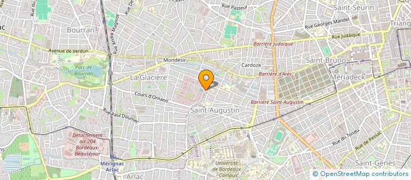 localisation de l'entreprise SNC BLERIOT  MERIGNAC