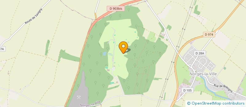 localisation de l'entreprise SNC BLEU COMME TOIT  NORGES-LA-VILLE