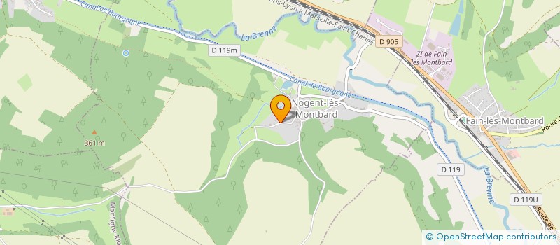 localisation de l'entreprise SNC BLONDEL FAUCHET à NOGENT-LES-MONTBARD