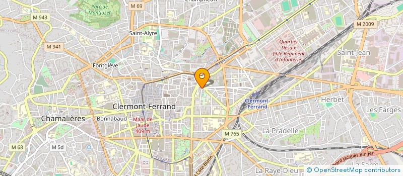 localisation de l'entreprise SNC BOCQUET DANIEL  CLERMONT-FERRAND