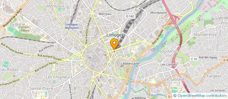 localisation de l'entreprise SNC BOISDELETANG-TEYTI à LIMOGES