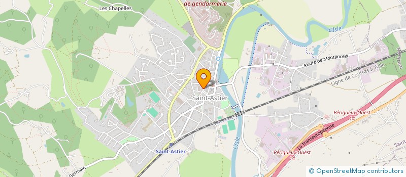 localisation de l'entreprise SNC BOISGUERIN  SAINT-ASTIER