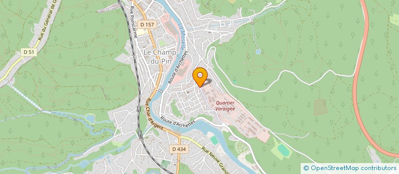 localisation de l'entreprise SNC BOISSET à EPINAL