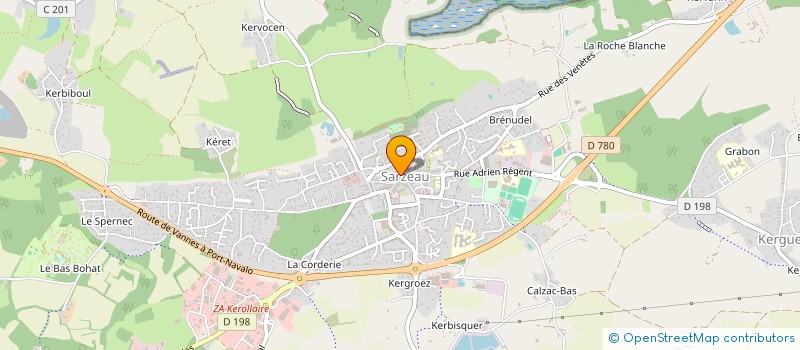 localisation de l'entreprise SNC BON REPOS  SARZEAU