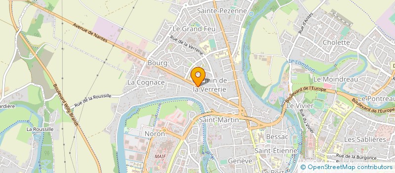 localisation de l'entreprise SNC BONNEAU ET FILS à BESSINES