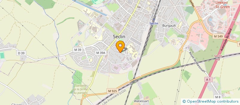 localisation de l'entreprise SNC BONNIER FRERES  SECLIN