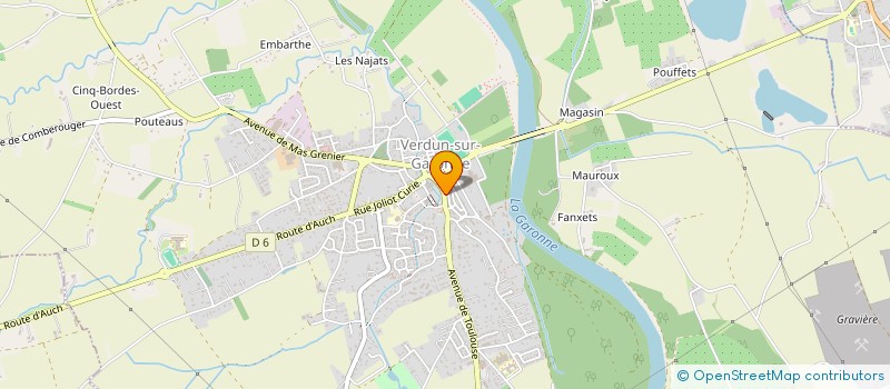 localisation de l'entreprise SNC BOSCO ROUCH à VERDUN-SUR-GARONNE