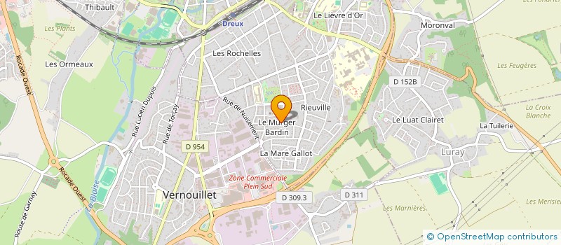 localisation de l'entreprise SNC BOSSE à DREUX