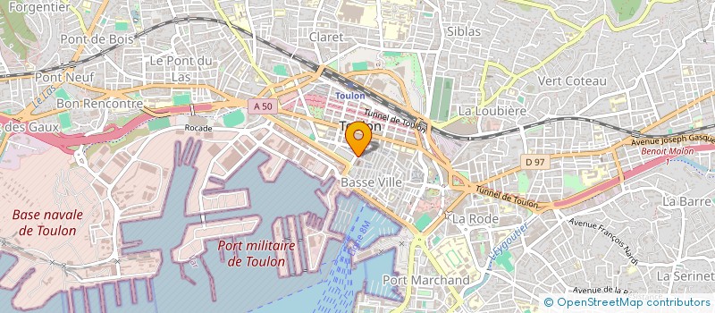 localisation de l'entreprise SNC BOTTERO à TOULON