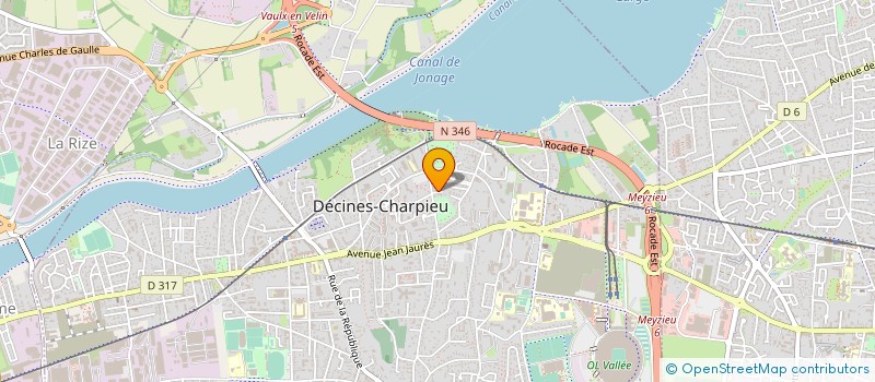 localisation de l'entreprise SNC BOUAZMI  VILLEURBANNE