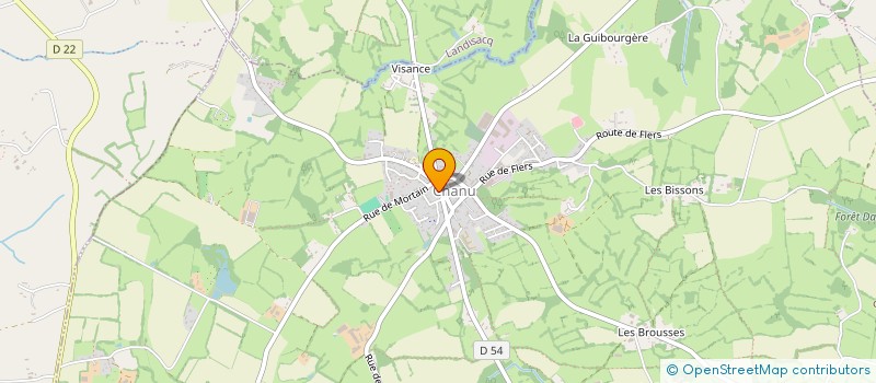 localisation de l'entreprise SNC BOUCHARD à CHANU
