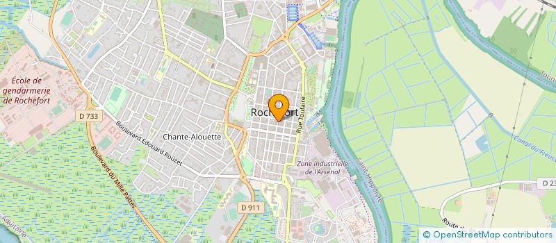 localisation de l'entreprise SNC BOUCHET ROUGIER à ROCHEFORT