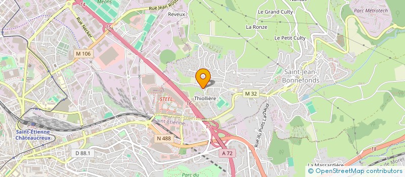 localisation de l'entreprise SNC BOUDIGNON BRUSCHET  SAINT-JEAN-BONNEFONDS