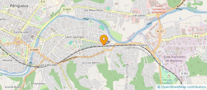 localisation de l'entreprise SNC BOULAZAC AMBULANCES  BOULAZAC ISLE MANOIRE