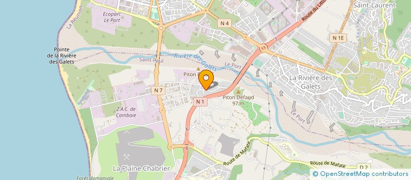 localisation de l'entreprise SNC BOURGINE RJM 26  SAINT-PAUL