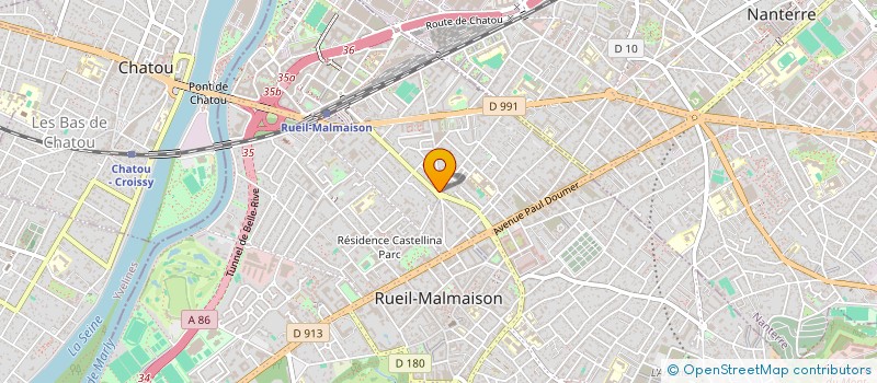 localisation de l'entreprise SNC BOUSSELAT à RUEIL-MALMAISON