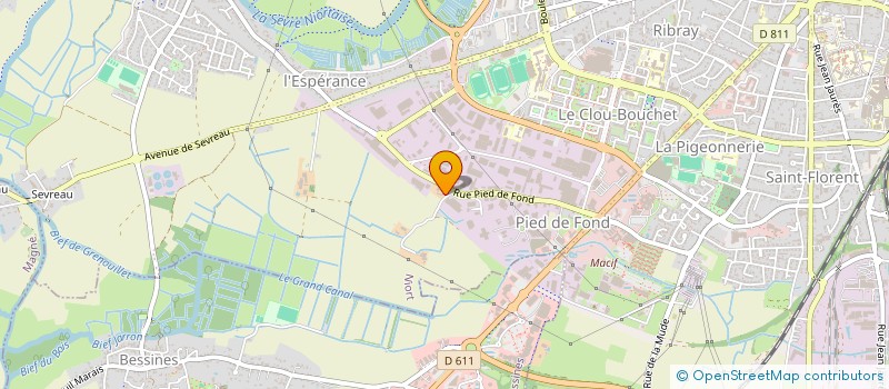 localisation de l'entreprise SNC BOUTHIER DELMAS à NIORT