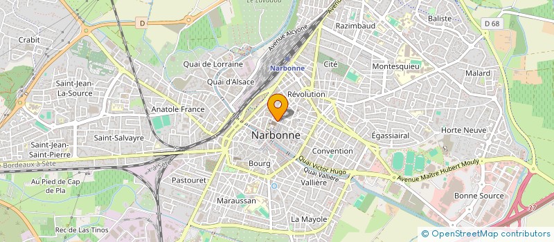 localisation de l'entreprise SNC BOYER KAESE  NARBONNE