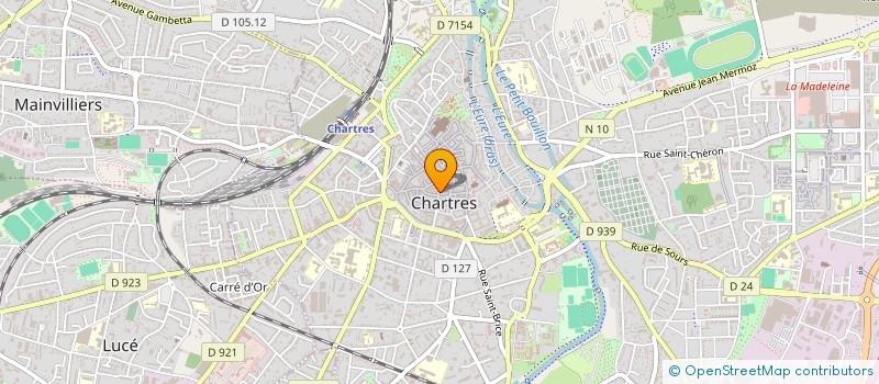 localisation de l'entreprise SNC BRASSERIE DES HALLES à CHARTRES