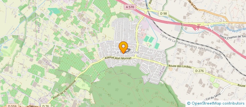 localisation de l'entreprise SNC BREGAIO à LA CRAU