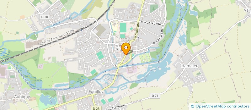 localisation de l'entreprise SNC BREHON LAVALLARD à CORBIE