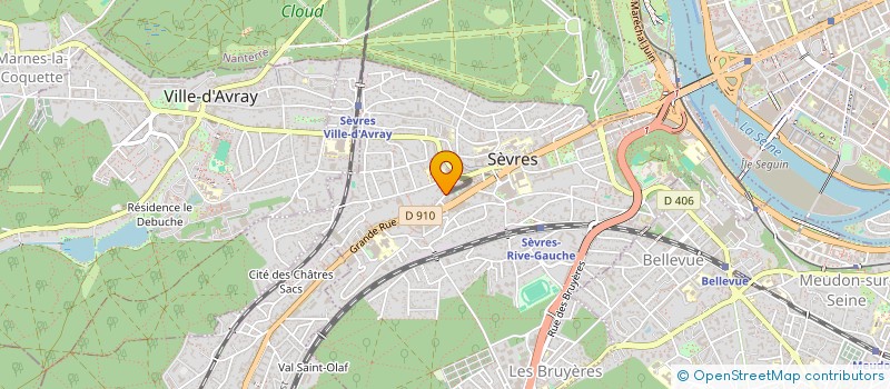 localisation de l'entreprise SNC BRENARD ENTREPRISE  SEVRES