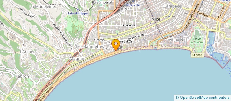 localisation de l'entreprise SNC BRESSE à NICE