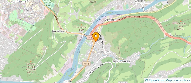 localisation de l'entreprise SNC BRETON à BEURE