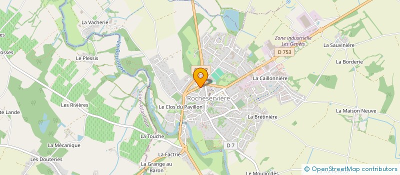 localisation de l'entreprise SNC BRETON  ROCHESERVIERE