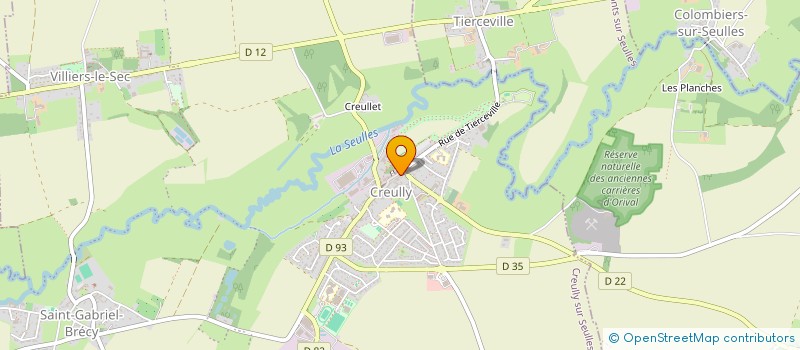 localisation de l'entreprise SNC BRIARD TONNERRE à CREULLY SUR SEULLES