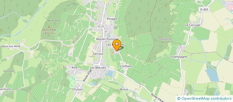 localisation de l'entreprise SNC BRIDAY GEORGET  AZE