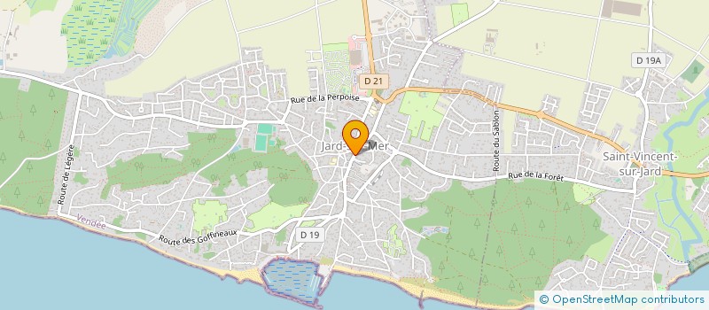 localisation de l'entreprise SNC BROSSET à JARD-SUR-MER