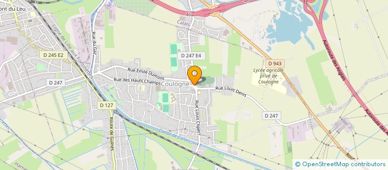 localisation de l'entreprise SNC BROUILLARD  COULOGNE